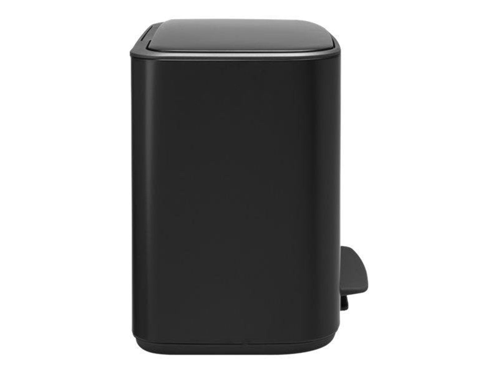 brabantia Bo Brabantia 11L + 23L Bo Pedal Bin - Matt Black brabantia Bo Brabantia 11L + 23L Bo Pedal Bin - Matt Black